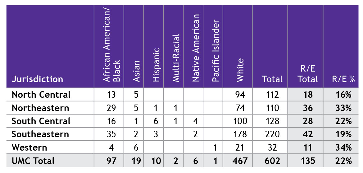 Delegates’ Race/Ethncity by Jurisdiction