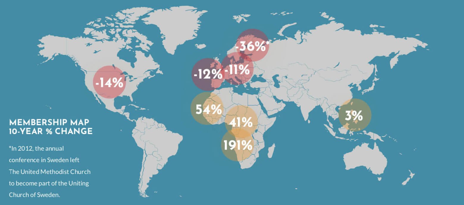 In 2020, according to the General Council on Finance and Administration (GCFA), our membership in Africa, the Philippines and Europe is projected to exceeded U.S. membership. 