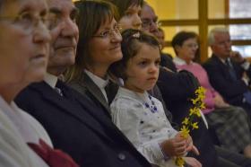 Celebrating Pentecost as a family can be a wonderful experience for adults and children. File photo courtesy United Methodist Communications.