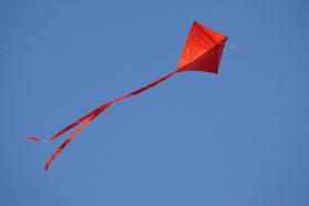 Flying a red kite can be a wonderful way to remember the winds of Pentecost. File photo by Mike DuBose, United Methodist Communications.