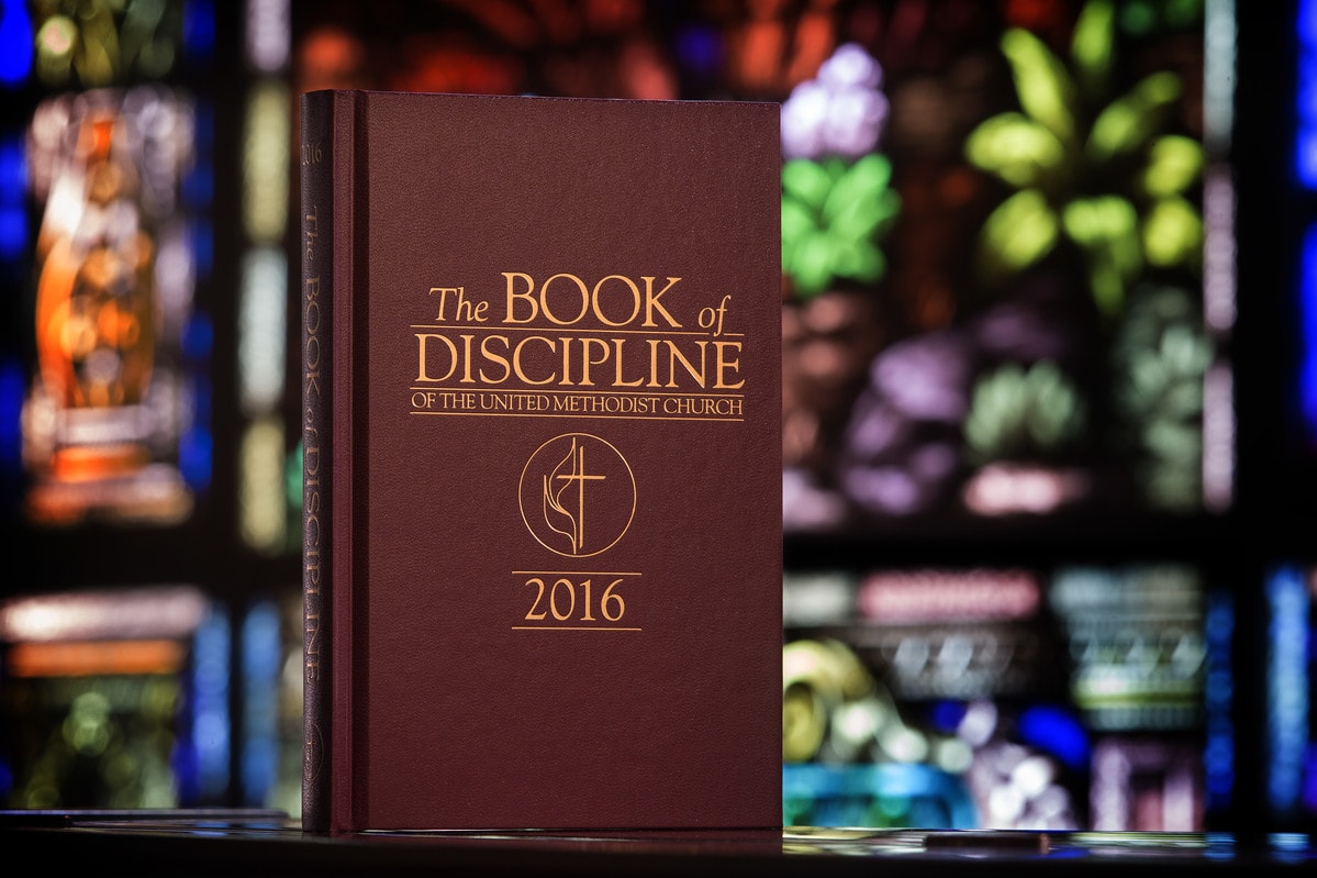 The Book of Discipline contains the rules that guide The United Methodist Church. Only General Conference can change the book, which is revised after each meeting of the conference. Photo by Mike DuBose, UMNS.