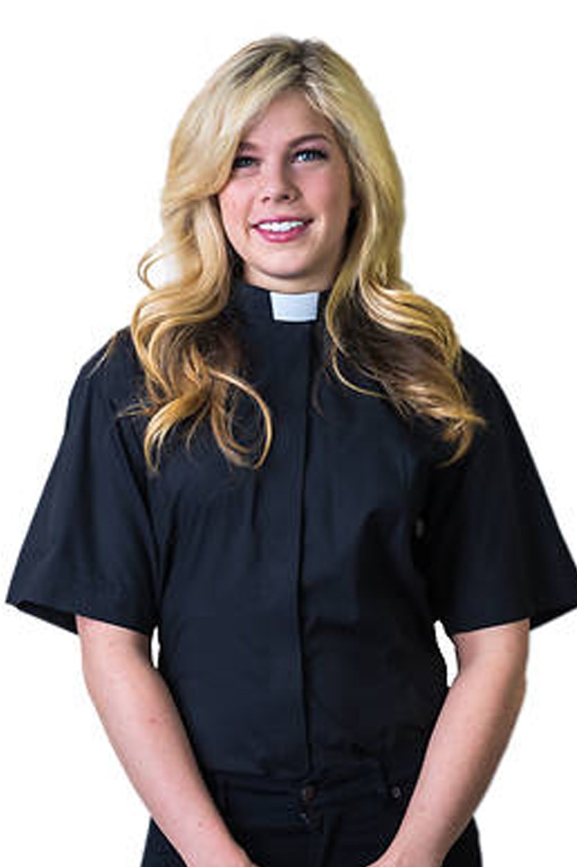 Camisa discount cuello clerical